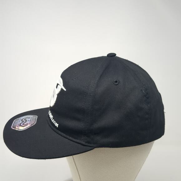 Bodybuilding Snapback Hat Black One Size Adjustable Embroidered Wicked Wear - Picture 3 of 10